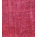 Red Handmade Vintage Overdyed Turkish Carpet